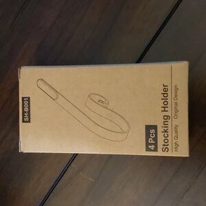 Christmas Stocking Holder 4 pc. | Red Bronze